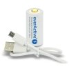 Akumulator everActive CR123A 3V Li-ion 700mAh mUSB